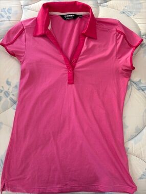 Sunice Women's Hot Pink Golf Polo